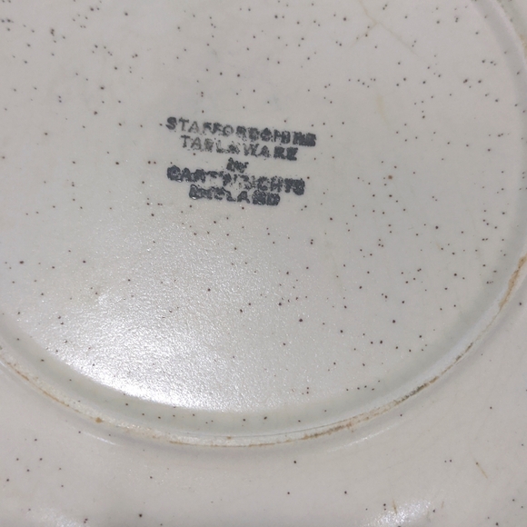 Staffordshire tableware small pottery plate - Picture 4 of 4